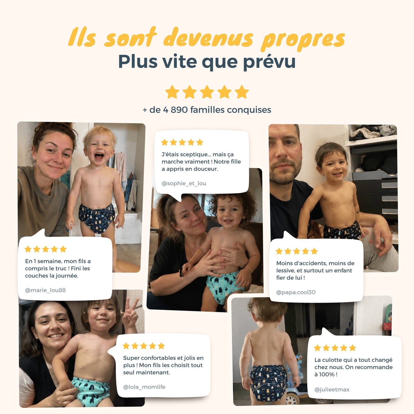 Culottes d'apprentissages